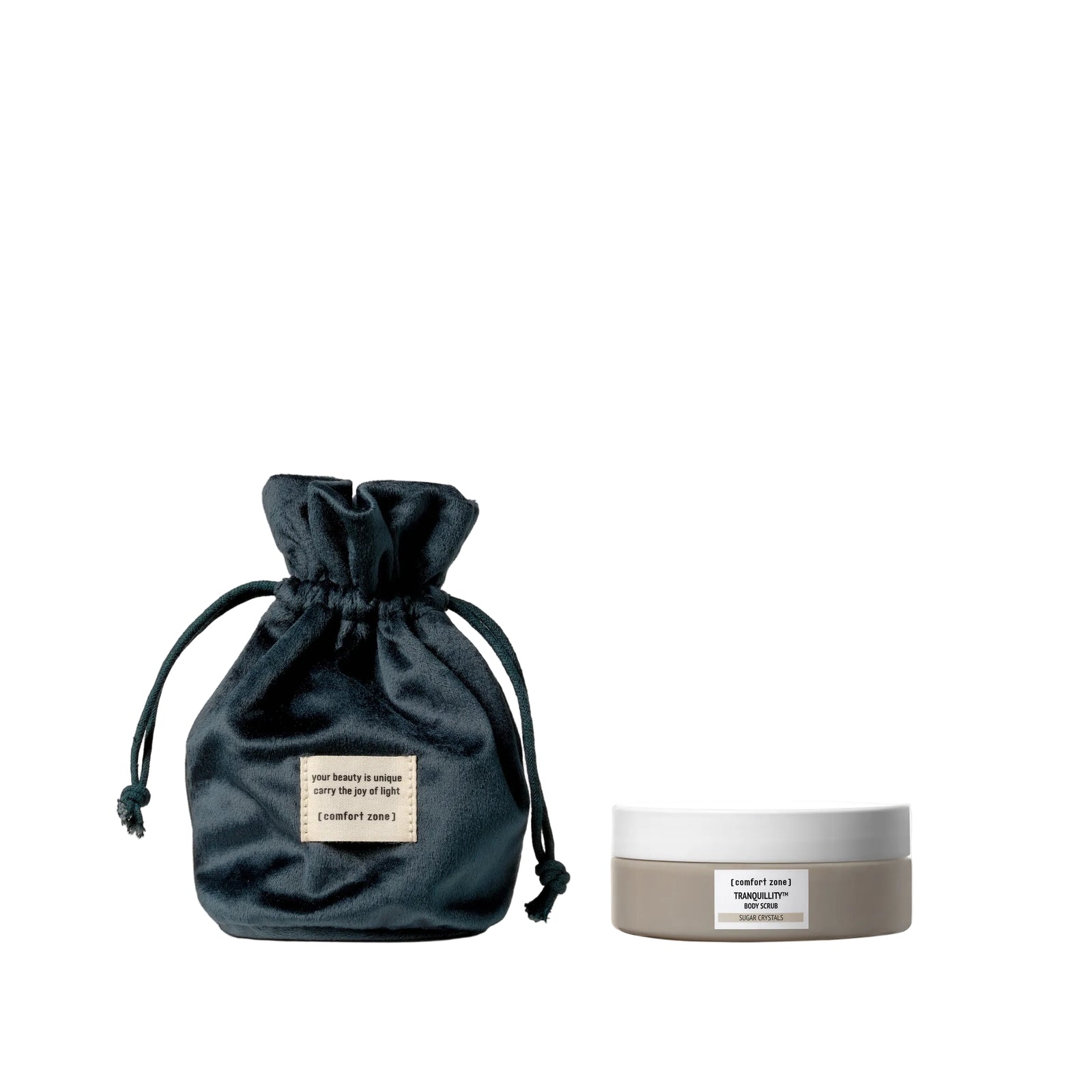 Comfort Zone: Packs Tranquillity Body Scrub 50ml <p>Perfect as stocking fillers, thoughtful gestures or a first introduction to Comfort Zone, The Discovery Moments collection celebrates the joy of self-care through beautifully curated sensory experiences. Each gift is designed to delight, inspire and encourage moments of everyday wellbeing.</p>-1.jpg